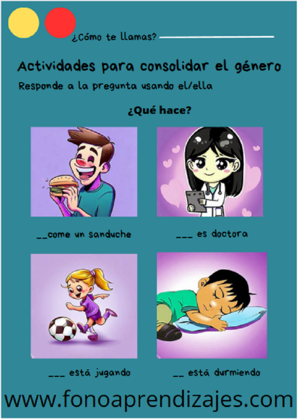 Forma de entender el génrero el-ella